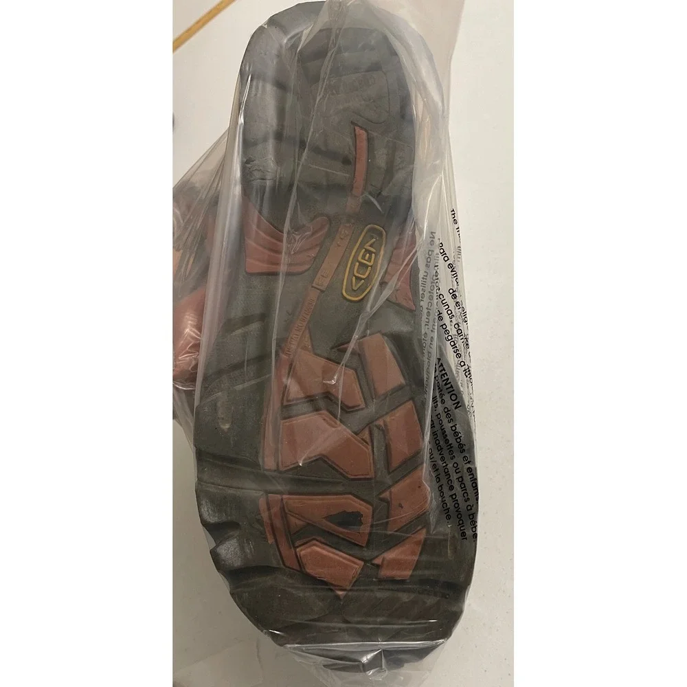 Keen Utility Mens 14D Brown Leather Waterproof EH Rated Hiking Boots 1009709D